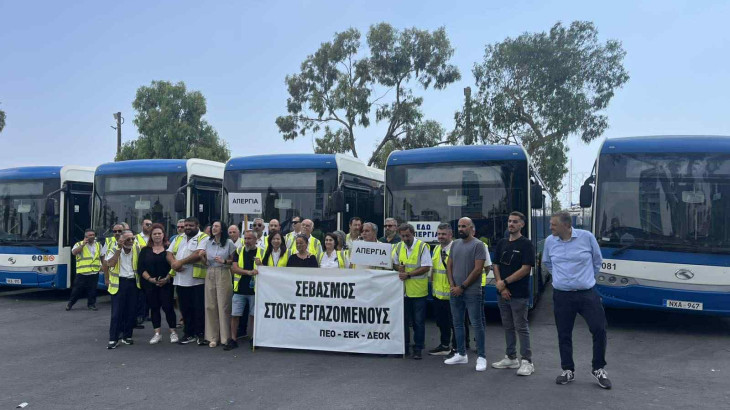 Αδικαιολόγητη απεργία στα λεωφορεία Λάρνακας