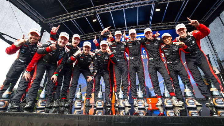 Η TOYOTA GAZOO Racing πανηγυρίζει πέμπτο συνεχόμενο τίτλο στο WRC
