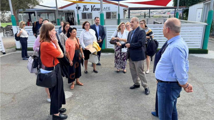 Επίσκεψη Μελών του Ευρωπαϊκού Κοινοβουλίου σε έργα του Προγράμματος «ΘΑλΕΙΑ 2021–2027» στην Κύπρο