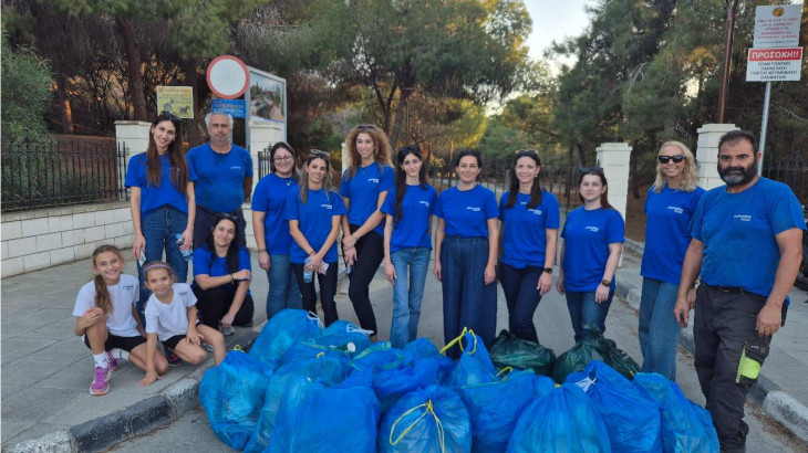 Η Πετρολίνα Πλατινένιος Χορηγός της εκστρατείας Let’s do it! Cyprus 2025
