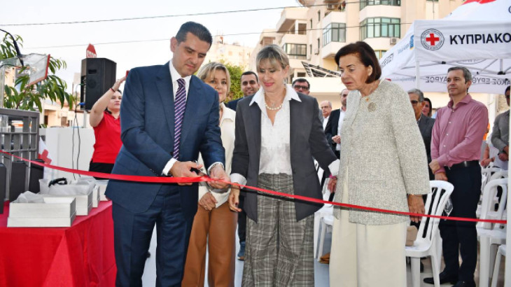 Ο Κυπριακός Ερυθρός Σταυρός εγκαινίασε το ανακαινισμένο κτίριό του στη Λάρνακα