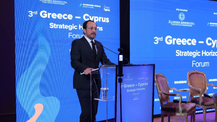 Νίκος Χριστοδουλίδης: «Οι επιχειρηματικές ευκαιρίες μεταξύ Κύπρου και Ελλάδος είναι τεράστιες