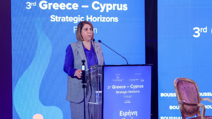 Η Ειρήνη Πική στο βήμα του 3ου Greece- Cyprus Strategic Horizons Forum που διοργάνωσε η Boussias