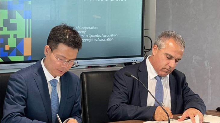 Στρατηγική Συνεργασία Παγκύπριου Συνδέσμου Λατομείων και China Aggregates Association