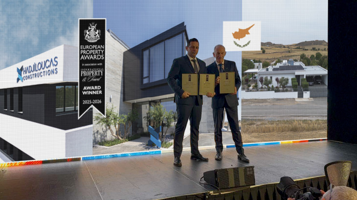 European Property Awards 2025–2026: Τριπλή Διάκριση για την Hadjiloucas Constructions