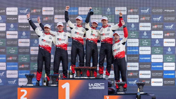 Σαρωτική η ομάδα της Toyota Gazoo Racing στο Ράλι του Μόντε Κάρλο