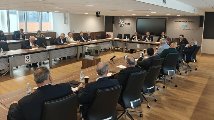 Συνάντηση Διοικητικού Συμβουλίου ΚΕΒΕ με τον Υπουργό Εργασίας και Κοινωνικών Ασφαλίσεων