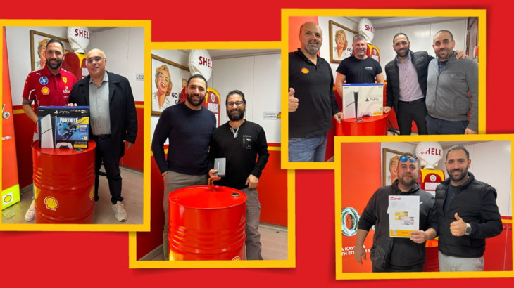 Η Coral Cyprus (Shell Licensee) παραδίδει τα δώρα στους νικητές της τελευταίας καμπάνιας «Spin to Win»