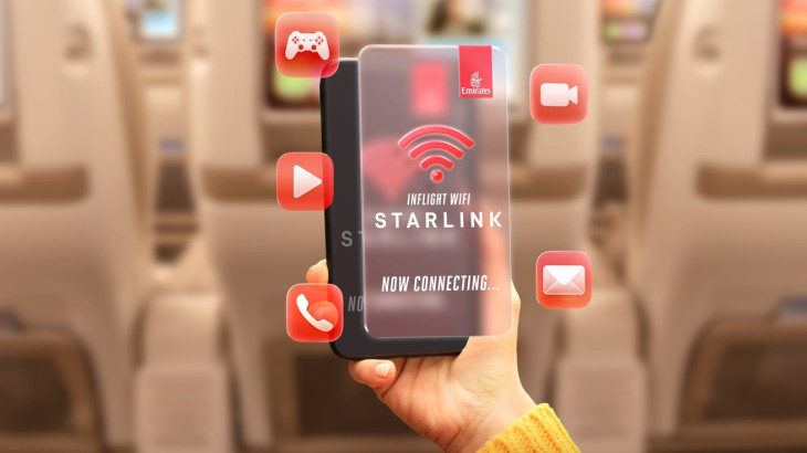 Η Emirates ανακοινώνει την επιστροφή του αεροσκάφους A380 στο Ντουμπάι, ενσωματώνοντας για πρώτη φορά παγκοσμίως τη συνδεσιμότητα Wi-Fi μέσω Starlink