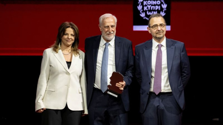 Ο Ντίνος Λευκαρίτης ανακηρύχθηκε «Man of the Year 2025» στην κατηγορία «Επιχειρηματίας»
