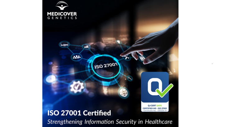 Medicover Genetics Κύπρου: Πιστοποίηση ISO 27001 για την ασφάλεια πληροφοριών και προσωπικών δεδομένων