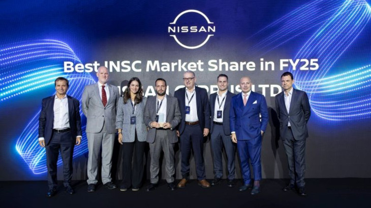 Διεθνής διάκριση για τον Όμιλο Πηλακούτα: Best INSC Market Share Award στο NISSAN European Partner Conference 2026