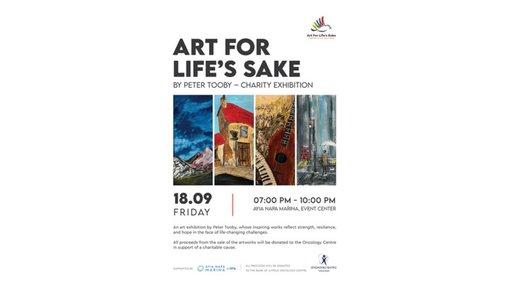 Art for Life’s Sake στη Μαρίνα Αγίας Νάπας για στήριξη του Ογκολογικού Κέντρου Τράπεζας Κύπρου