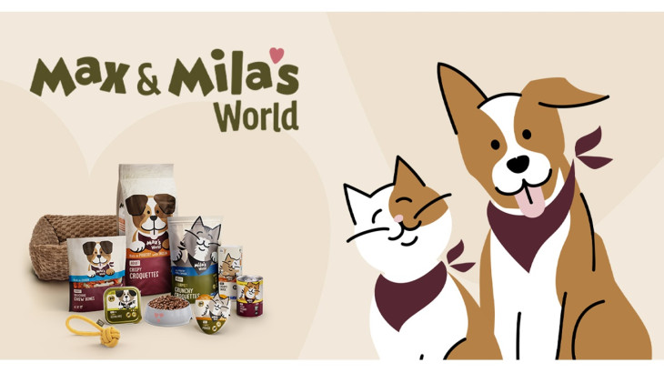 Η Lidl ανανεώνει τη σειρά Pet Care υπό τη νέα μάρκα Max & Mila’s World