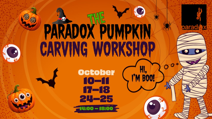 Halloween στο Paradox: BOO’S PARADOX PUMPKIN WORKSHOP