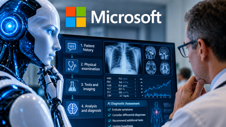 Microsoft: Η AI που «σκέφτεται» σαν γιατρός και πετυχαίνει υπερδιπλάσια ακρίβεια στις διαγνώσεις